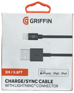 Griffin 3 Meter IPhone - USB Sync/Charge - tSmart
